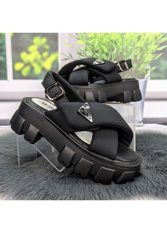 Черные босоножки подростковые для девочки Jong Golf