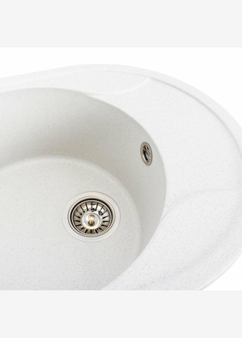 Гранитная мойка для кухни 5847 ONYX матовая (белая в точку) Valeso (342070751)