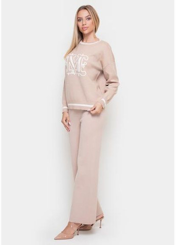 Бежевый свитер от 110-9319c-87 beige sam onesize Samange