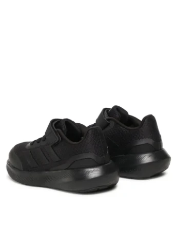 Черные демисезонные кроссовки runfalcon 3.0 sport running elastic lace top strap black hp5869 adidas