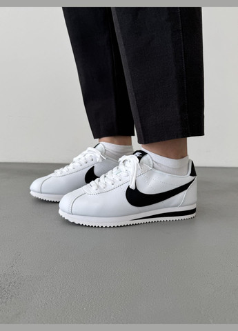 Кросівки жіночі і чоловічі Nike Cortez white | Найк Кортез білий No Brand білі демісезони (316231459)