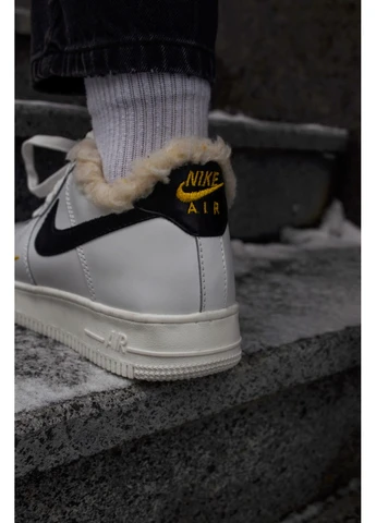 Белые летние кроссовки nike air force 1 winter white найк аир форс 1 No Brand