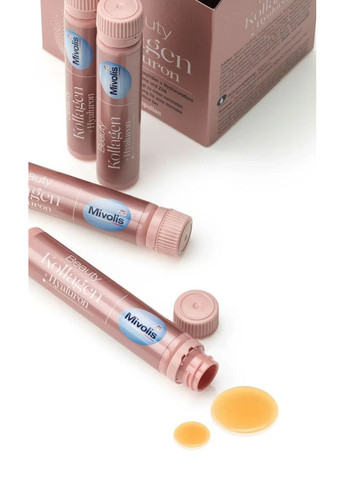 Колаген та гіалурон Mivolis Beauty Kollagen + Hyaluron питний розчин 20 ампул по 25 мл DM (307151014)