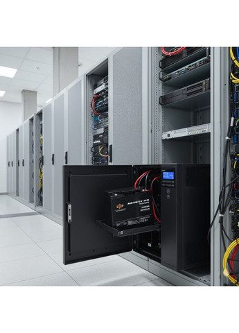 Акумулятор 12 V 20 Ah LPM, кислотний під болтове кріплення М5/Акумуляторна батарея/Акумулятор до джерела AGM (370259601)