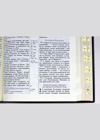 Біблія українською мовою, вініл, позолота, індекси Українське Біблійне Товариство (363052125)