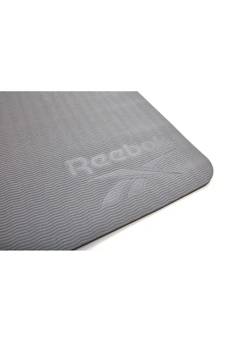 Двусторонний коврик для йоги полиэстер 176х61х0 6 см черный серый Reebok Reebok Double Sided Yoga Mat (398545768)