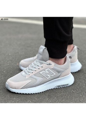 КРОССОВКИ ЖЕНСКИЕ NEW BALANCE LIGHT GRAY НЬЮ БЕЛАНС No Brand серые демисезоны (369390520)