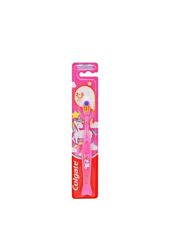 Детская зубная щётка Kids 2-5 лет Pink, мягкая щетина Colgate (356112327)