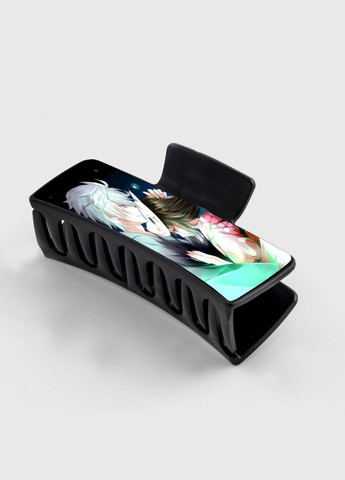 Заколка крабик для волос Аниме В лес где мерцают свечи #0006 черный No Brand (315631309)