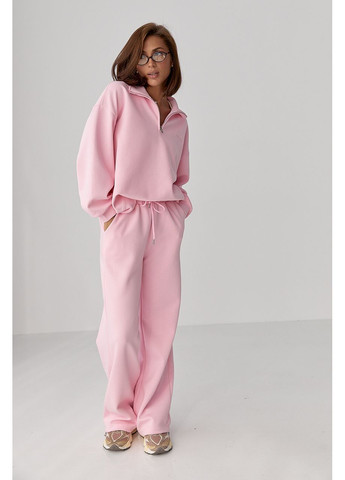 Однотонный спортивный костюм с надписью - баклажан цвет Lurex (361056698)