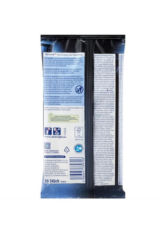 Вологі серветки для інтерʼєру автомобіля, 20 шт Denkmit (350893340)