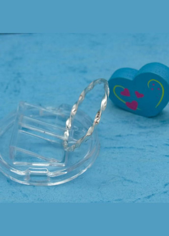 Срібна каблучка тонка "Витий обідок" 18 No Brand (350667137)