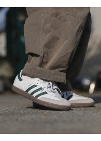 Білі Осінні кросівки samba og adidas