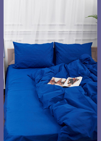 Комплект постільної білизни сімейний 143х210х2 наволочки 4х50х70 Бязь Gold Люкс (MS-820000828) Moon&Star Blue (285716774)