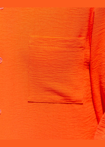 Женский костюм из креп жатки рубашка и штаны Оранжевый Maybel (295447331)