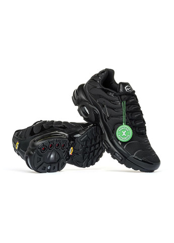 Чорні Осінні кросівки чоловічі air max black, вьетнам Nike TN Plus