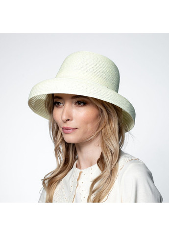 Капелюх із середніми полями жіночий папір молочний GLORIA LuckyLOOK 818-041 (322791608)