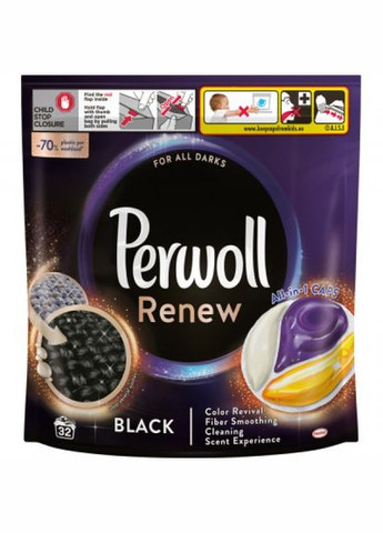 Засіб для прання Perwoll renew black для темних та чорних речей 32 шт. (268145450)