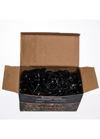 Гірлянда Нитка вулична 30 (м) 300 LED чорний провід Синій CF300L30MBBL Jooki (366037799)