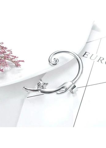 Сережка каф кліпс на вухо кішка у вигляді кішки No Brand (338436430)