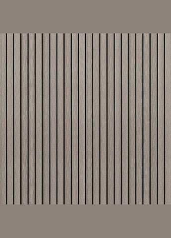 Рейка декоративная PS 2900х120х12мм Светло-серый дуб SW-00001740 Sticker Wall (327088913)