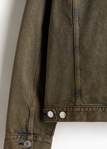 Оливкова (хакі) демісезонна куртка H&M