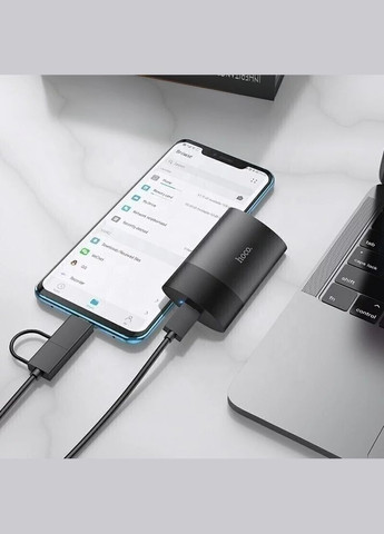 Зовнішній накопичувач SSD 512GB Type-C UD12 PSSD Mobile Сірий Hoco (335834260)