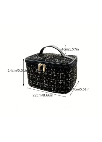 Елегантна косметичка у клітинку No Brand (400886425)