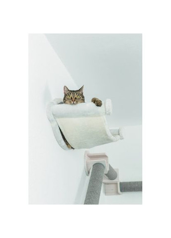 Гамак настенный для кошек 54 х 28 х 33 см бело-серый Trixie (336025943)