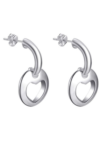 Сріблясті сережки Милі сердечка Fashion Jewelry (338431356)