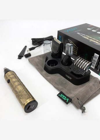 Електробритви для чоловіків SHAVER VGR 4 в 1 V-621, Бритва електрична JY-681 з насадками No Brand (351486148)