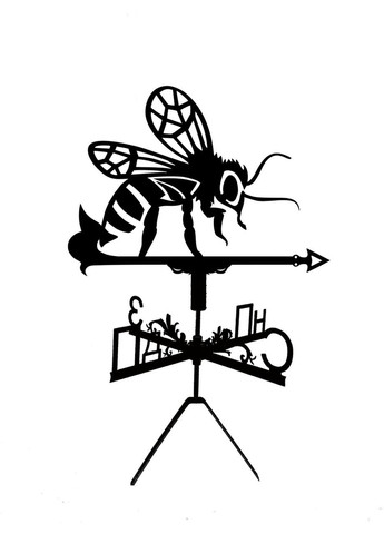 Флюгер на будинок Бджола №2, флюгер на дах No Brand (368896468)