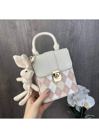 Міні сумка для дівчаток з кроликом, маленька дитяча сумочка біла No Brand (351536603)