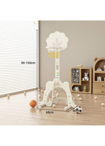 Спортивный игровой комплекс Forest Castle 3в1 Магический лес 48.5х53х150 см Белый (NWM-011-01) No Brand (369458273)