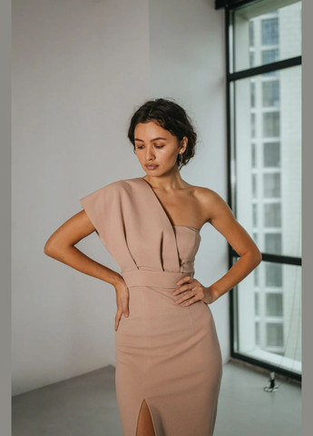 Кофейное праздничный, коктейльное, карнавальный, откровенный, вечернее платье Seventeen