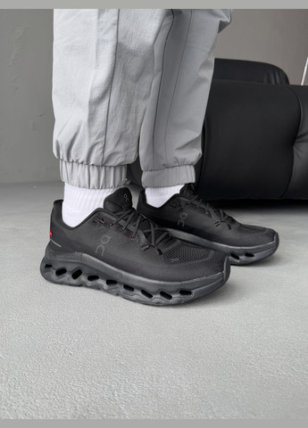 Чорні Осінні кросівки чоловічі loewe x cloudtilt total black | лоеве чорні No Brand