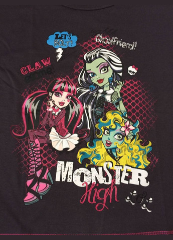 Темно-сіра літня футболка Monster High