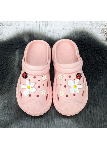 Кроксы женские с джибитсами Jose Amorales (336709068)