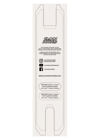 Нажак для самоката Grip Tape clear (SL588CL) Slamm (315032733)