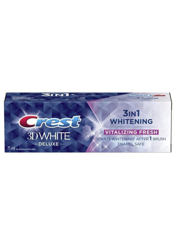 Отбеливающая зубная паста 3D White Deluxe 75мл Crest (278783543)