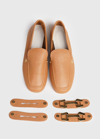 Мокасини жіночі бежеві Arber Лофери (297868982)