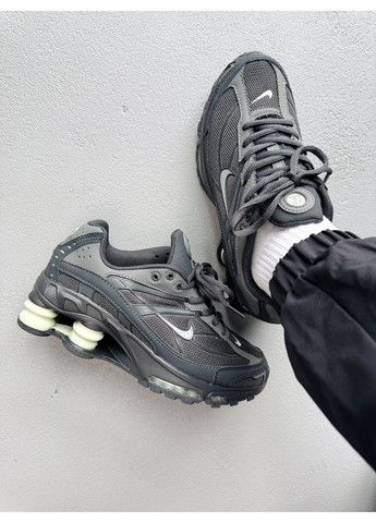 КРОСІВКИ ЖІНОЧІ NIKE SHOX RIDE 2 SP X SUPREME BLACK / GREEN НАЙК ШОКС No Brand сірі демісезони (368886078)