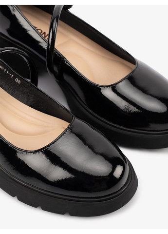 Renzoni Жіночі туфлі на низькому ходу 1100667 чорний з натуральна шкіра, — демісезон (302893933)