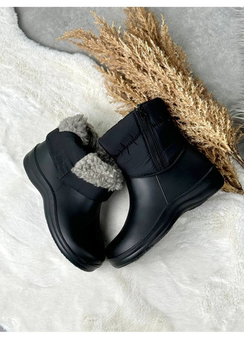 Черные сапоги для непогоды No Brand