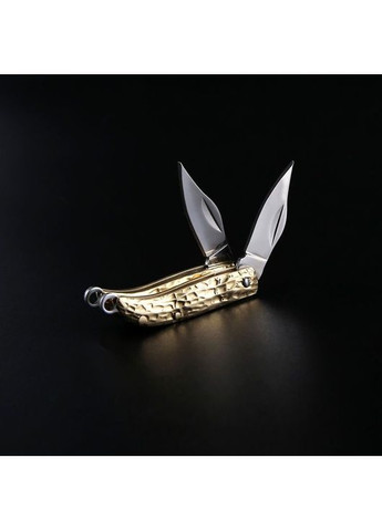 Брелок - многофункциональный сложный туристический мини-нож брелок “Золотой молот” No Brand (367038421)