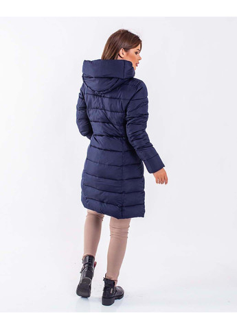 Темно-синий зимний Пуховик indigo.limited