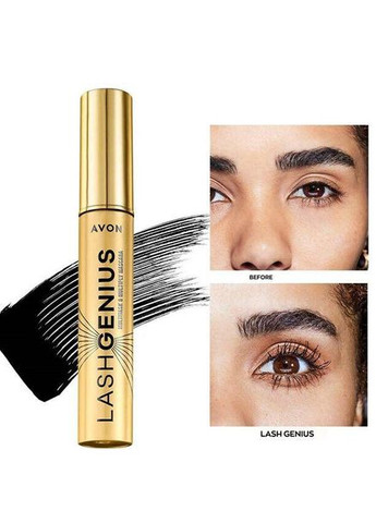 Тушь для ресниц Безупречные ресницы 10 мл многофункциональная тушь черная тушь для объема ресниц Avon (334718409)