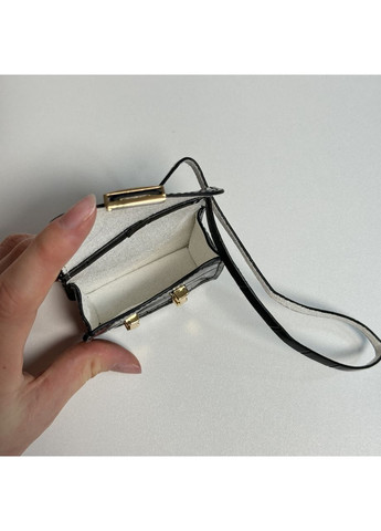 Брелок підвіс чорна лакова сумочка | Органайзер для навушників B&S (370439516)