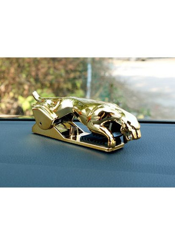 Держатель для телефона в автомобиль Леопард. Золото No Brand (337347198)