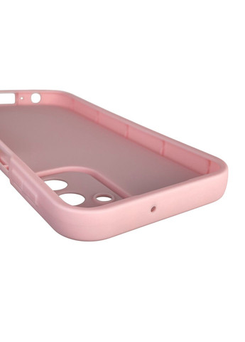 Силіконовий чохол Soft Touch з 3D принтом жіночим для Galaxy A24 (SM-A245F) рожевий (Повний захист камери) Samsung (373670620)